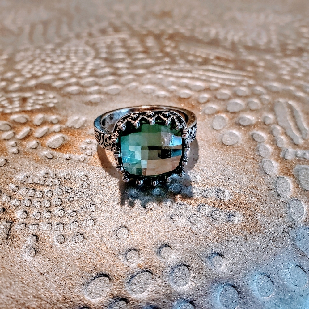 Game of Thrones House of the Dragon Green Gemstone 925 Silver Ring - Picture 4 of 13